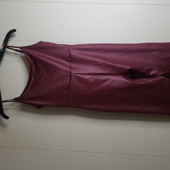 Women's Sleeveless Liquid Bodysuit Wild Fable Small Burgundy - Picture 7 of 11